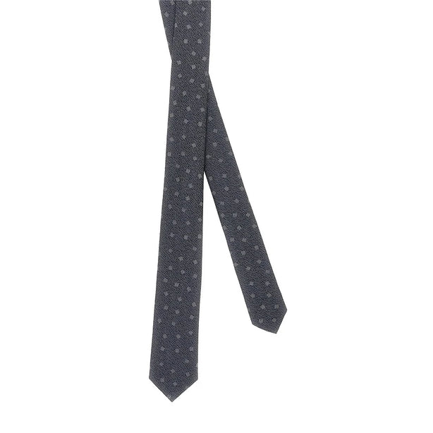 EMPORIO ARMANI Jacquard silk necktie