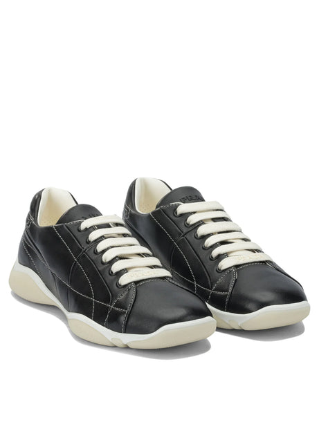 Prada Nappa leather sneakers - Black
