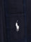 Polo Ralph Lauren Denim shoulder bag with embroidered logo on the front - Navynavy