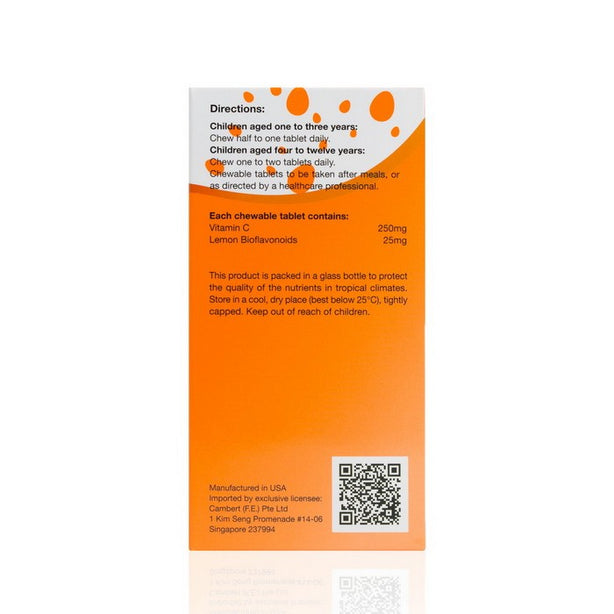 Kordel’s Kid’s Vitamin C 250mg + Bioflavonoids T60