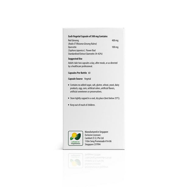 Kordel's Red Ginseng + Quercetin 60s