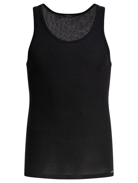 Tom Ford Cotton and modal undershirt - Black