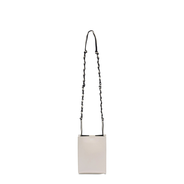 Tangle Small Leather Shoulder Bags - Eggshell