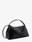 Toteme T-Lock leather crossbody bag - Black