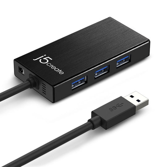 J5Create USB 3.0 VGA Adapter+3-Port USB 3.0 Hub