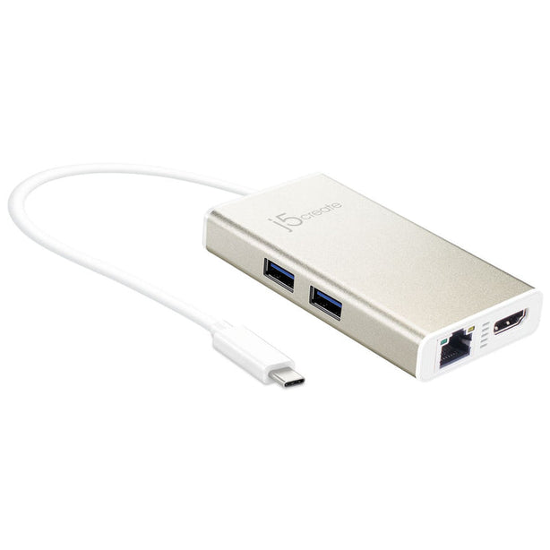 J5Create USB Type-C Multui-Adapter HDMI & Gigabit Ethernet & USB3.0