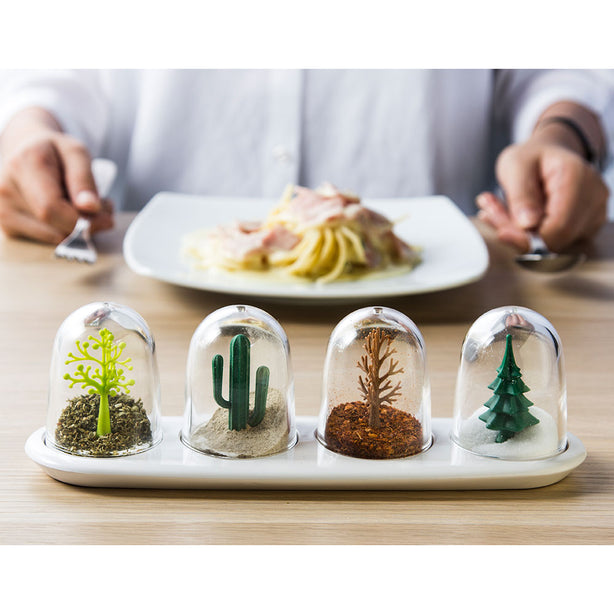 Qualy Four Seasons Seasoning Shaker Set