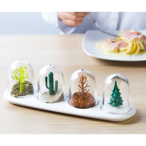 Qualy Four Seasons Seasoning Shaker Set