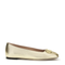 Vlogo Signature Laminated Nappa Ballerinas