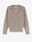 Brunello Cucinelli Mohair blend sweater with Dazzling pattern - Browncaldo