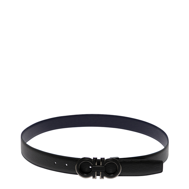 Gancini Leather Belt