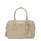 Bauletto Saffiano Leather Top-Handle Bag - Travertine Stone