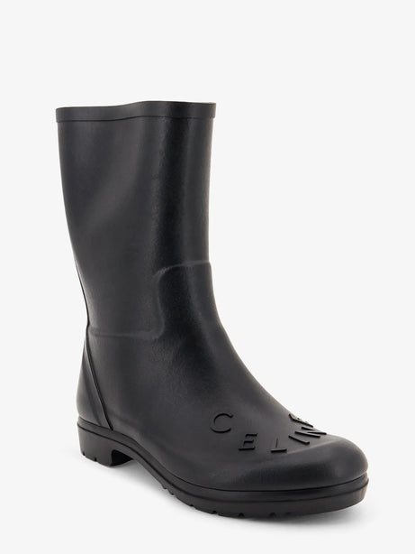 Celine Rubber Garden Boots - Black