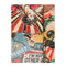 Multicolor Comic Strip Print Scarf