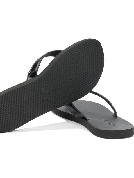 Prada Low leather sandals - Black