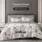 Hillcrest I 988TC ComfyLux I Printed Bedding Collection I Fitted Sheet Set I Summer Blanket