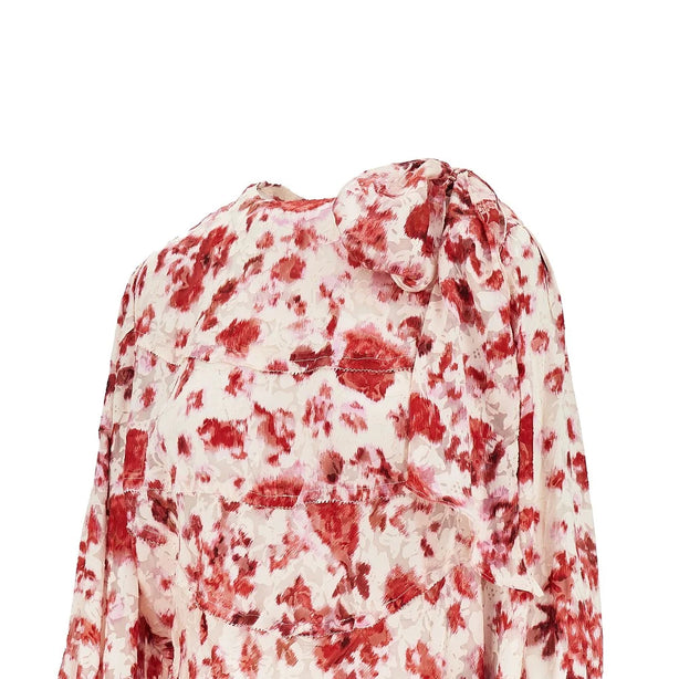ISABEL MARANT Printed silk 'Firma' blouse