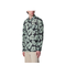 Shirt with Floral Print Pistachio Color