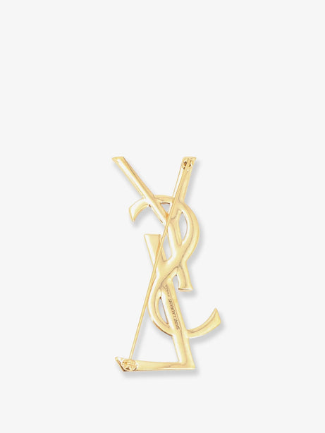 Saint Laurent Brass Serpente Brooch - Vieilorlaiton