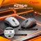 Cliptec RZS641 Dual Mode 3200DPI Rechargeable Silent Wireless Mouse With Digital Display