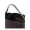Suede Leather Tote - Grey