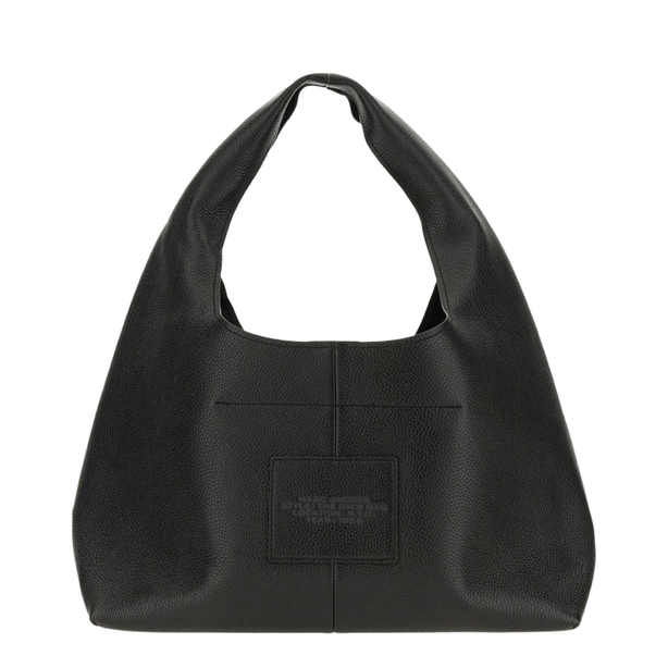 Full-Grain Leather Handbag - Black