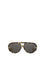 Bottega Veneta Drop Aviator Sunglasses - Flannel