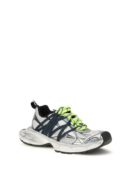 Balenciaga 3XL Interlace Sneakers - Grey Mix/Fl Yellow