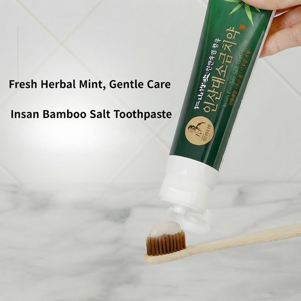 [INSAN] Bamboo Salt Natural Toothpaste (160g) [International Shipping]