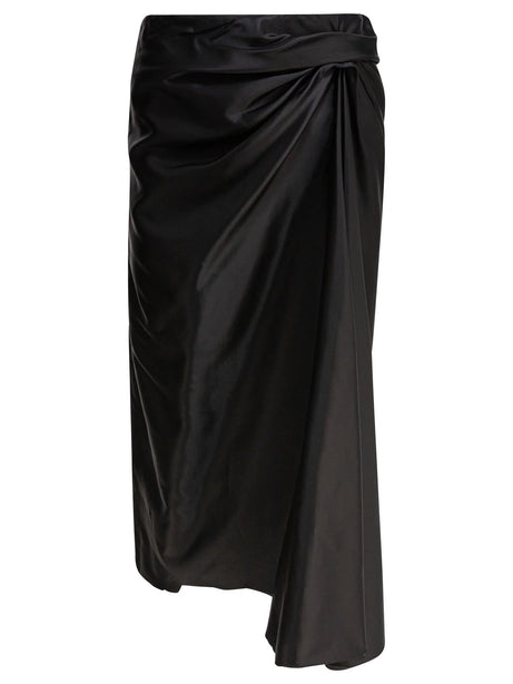 Balenciaga Draped skirt - Black