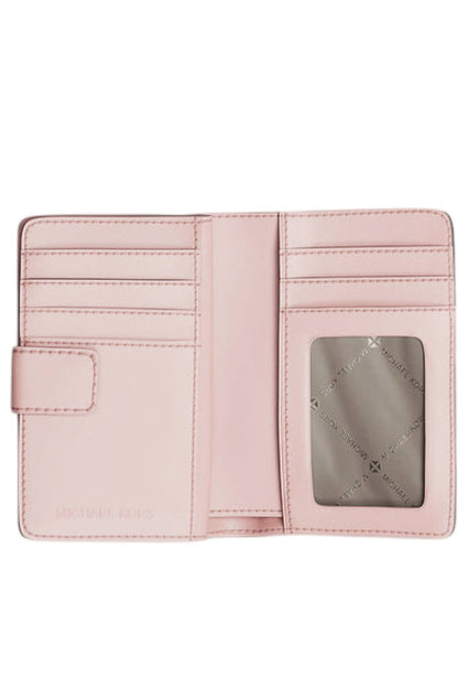 Michael Kors Jet Set Travel Medium Bifold Zip Coin Wallet - Powder Blush