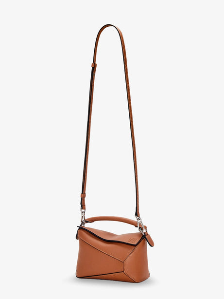 Loewe Puzzle Edge Mini leather handbag - Tan
