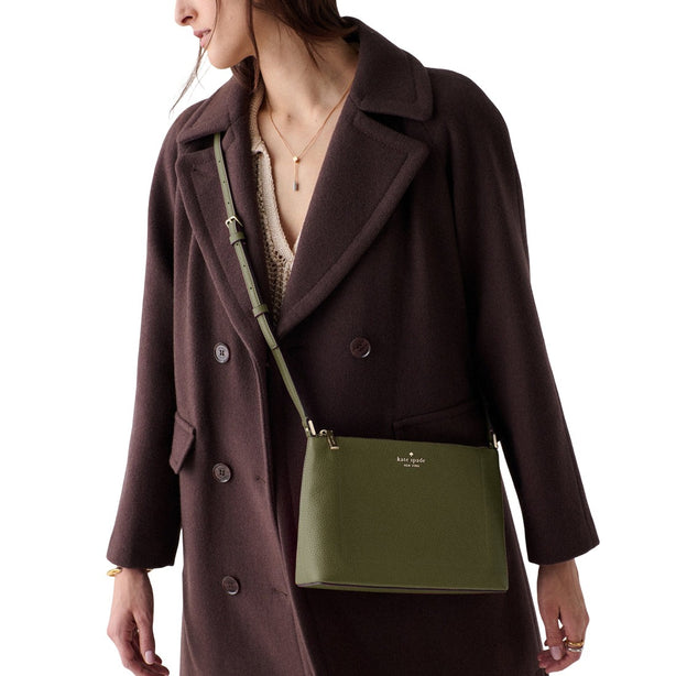 Kate Spade Leila Crossbody Bag - Enchanted Green KG464