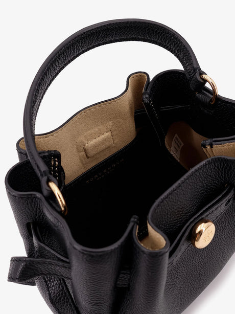 Tory Burch Romy Mini leather shoulder bag - Black