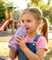 Raindew Kids Unicorn Water Bottle. Flip-up Spout/Straw Mechanism and an Integrated Carrying Loop, Insulated.