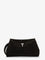Toteme T-Lock suede handbag - Espresso