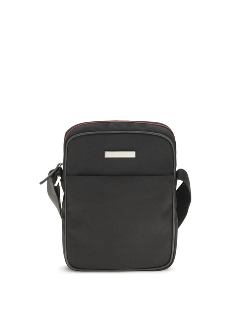 Gucci Small Tag Shoulder Bag - Black Black/Black