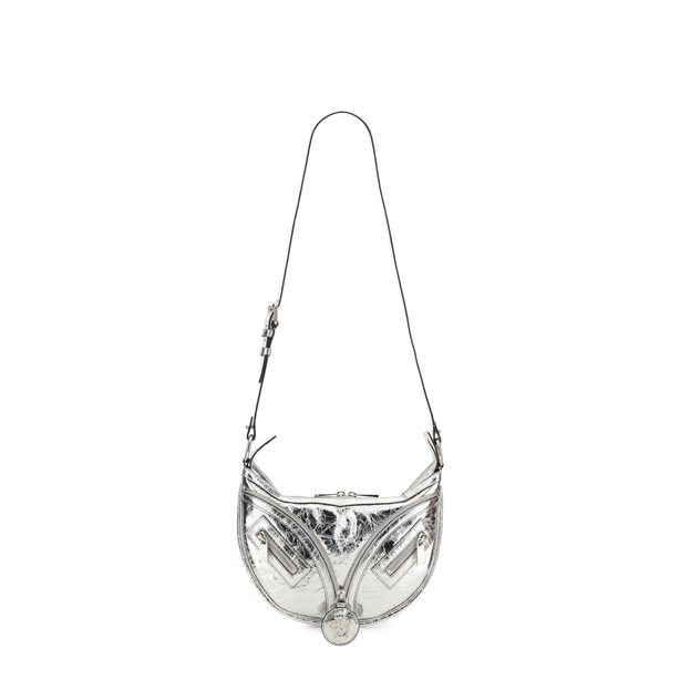 Repeat Small Calfskin Hobo Bag - Silver