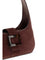 Roger Vivier Mini Belle Vivier Turtle Hobo Shoulder Bag - R822(Kraft Ch)+R802(Bordeaux Sc)