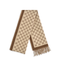 Gg All Over Wool Scarf