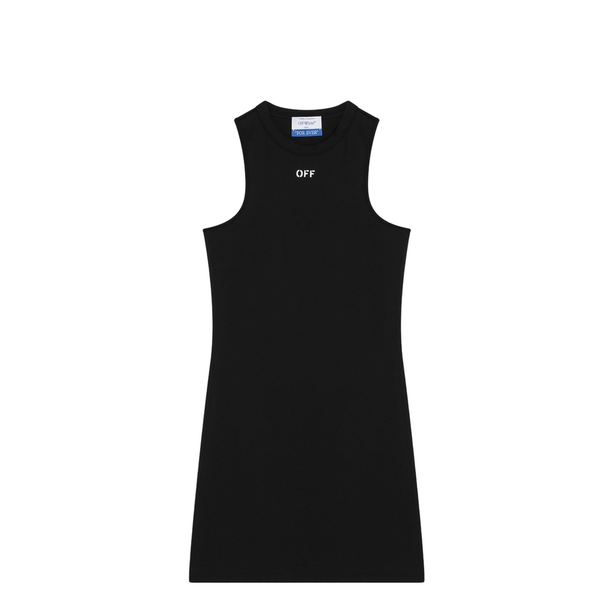Black Mini Dress With Logo