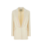 Ivory Wool Blend Blazer