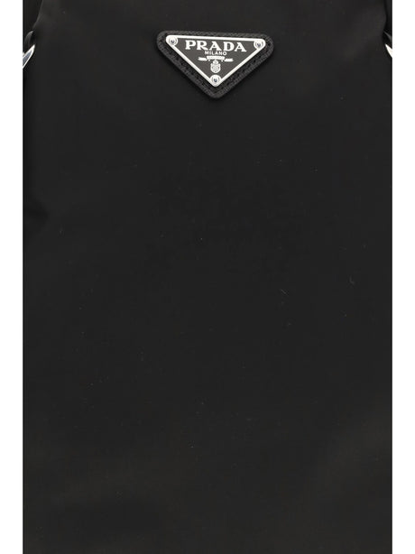 Prada Triangle logo Backpack - Black
