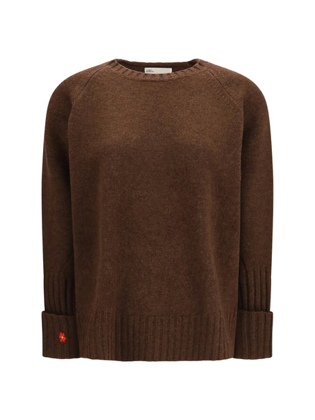Tory Burch Wool Sweater - Dark Roast