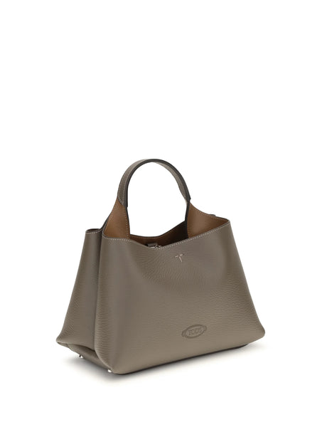 Tod's Micro leather Handbag - B208(Argilla Sc)+S600(Marrone Ch)