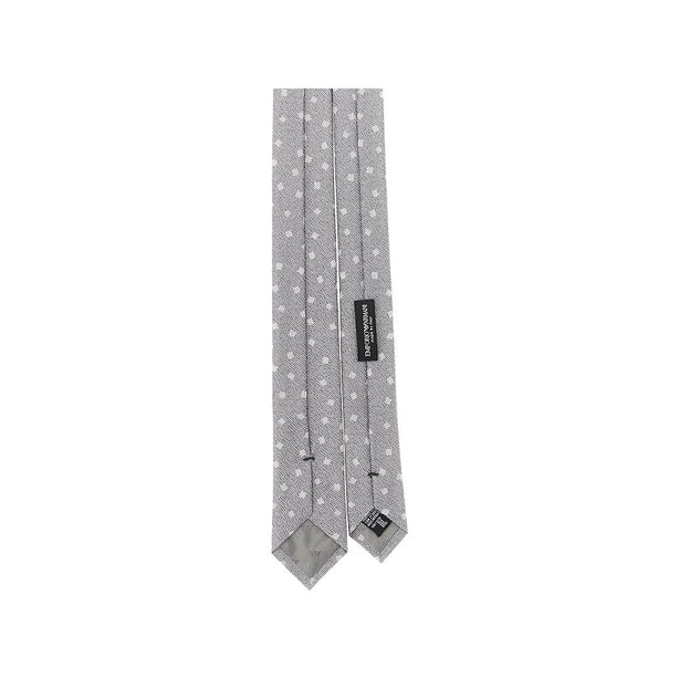 EMPORIO ARMANI Jacquard silk necktie