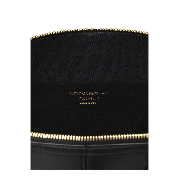 Plié Calf Leather Bag - Black
