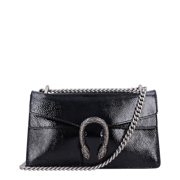 Dionysus Small Calfskin Shoulder Bag - Black