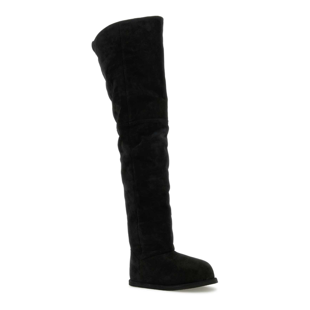 Heidi Thigh High Boot 15 Crosta Black