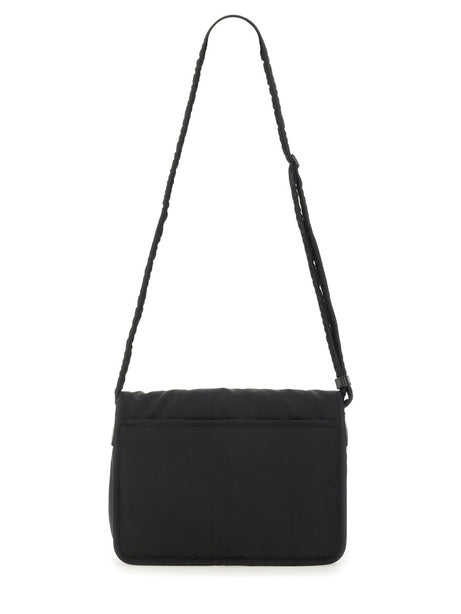 Saint Laurent Niki ECONYL® Regenerated Nylon Messenger Bag - Black